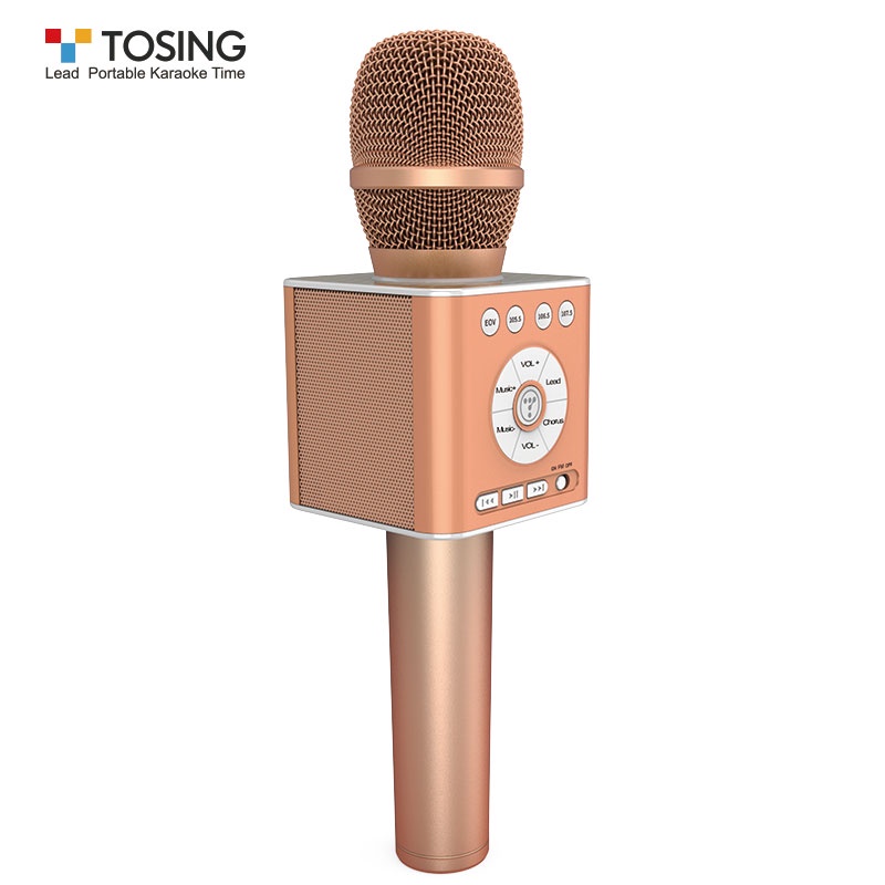 Micro Không Dây Hát Karaoke Tosing Q12 kèm loa bluetooth, 2 Trong 1 Cho Điện Thoại / Máy Tính Bảng/ oto/ tv