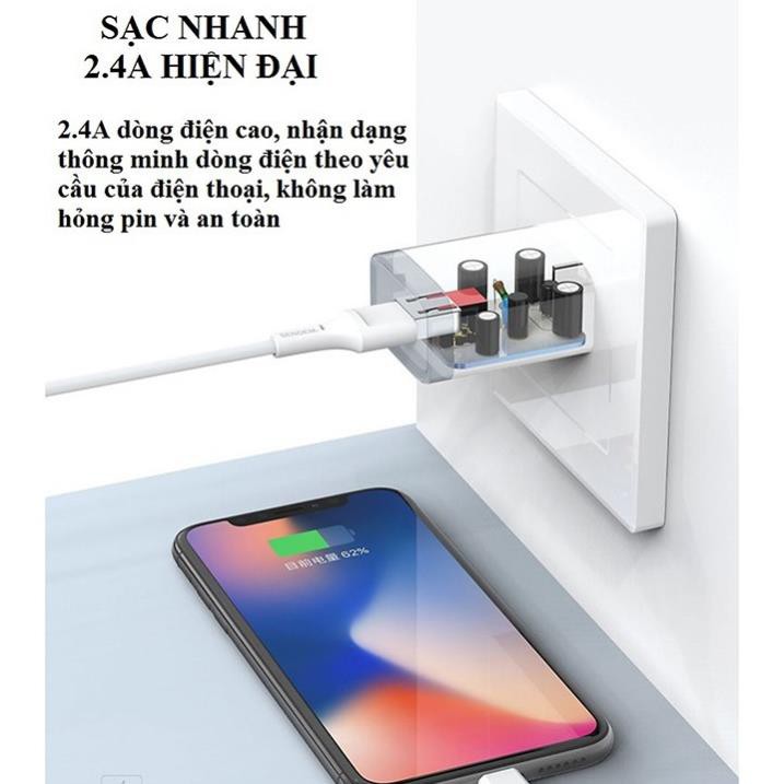 Bộ củ cáp sạc GGear chân Lightning Iphone, Type C sạc nhanh SD Design C66