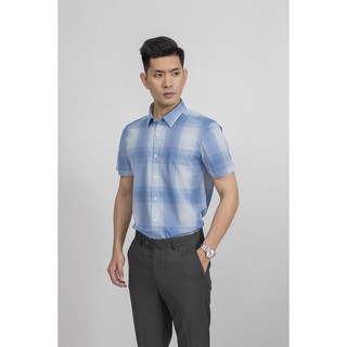 [ARISTINO SALE] ÁO SƠ MI CỘC TAY ARISTINO CHẤT SỒI CAO CẤP ASS162S8 (ass162s8) GIẢM GIÁ