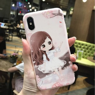 Ốp cô gái ngồi cây cho iphone