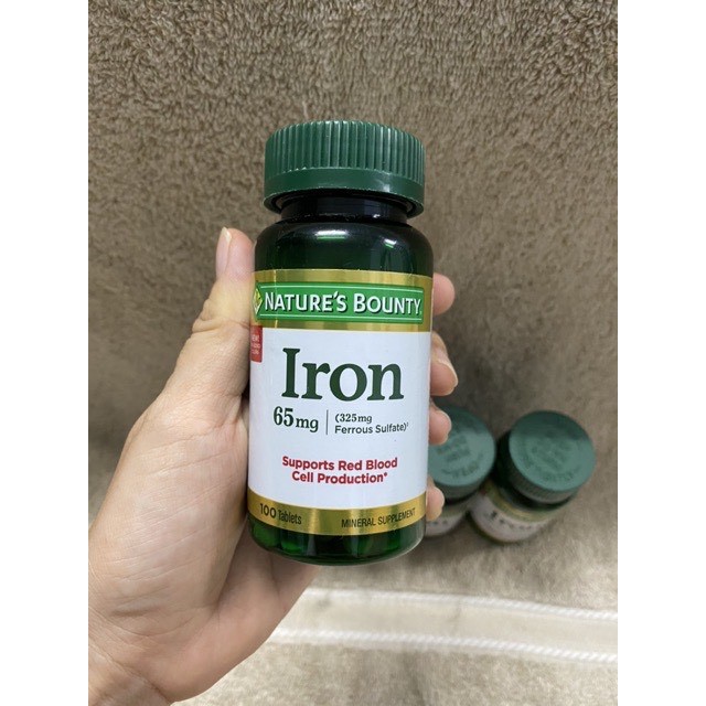 [HÀNG MỸ] Viên sắt Nature Bounty Iron Chưa Có Đánh Giá