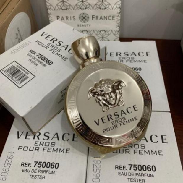 Chính hãng Mỹ- Nước hoa Versace Eros Pour Femme EDP 100ml. Tester 750060 (Hộp carton như hình)