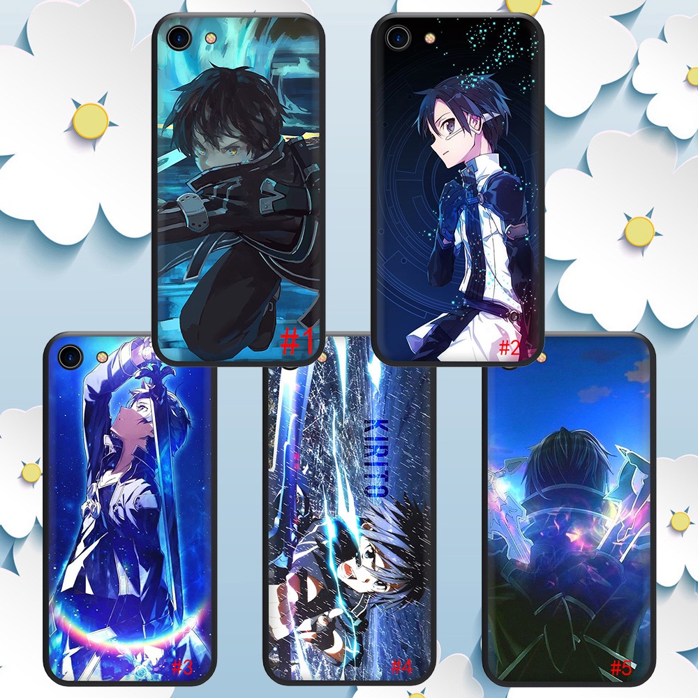 OPPO A3S A5S A5 A7 2018 A37 A39 A59 A57 A77 F1S F3 A83 A1K Neo 9 A12 A15 A15S Phone Case LN64 Kirito