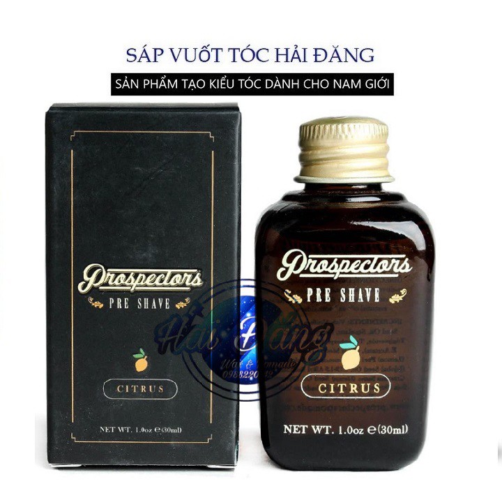 [ Chính Hãng USA ] Tinh Dầu Trước Khi Cạo Râu Prospectors Pre-Shave Oil