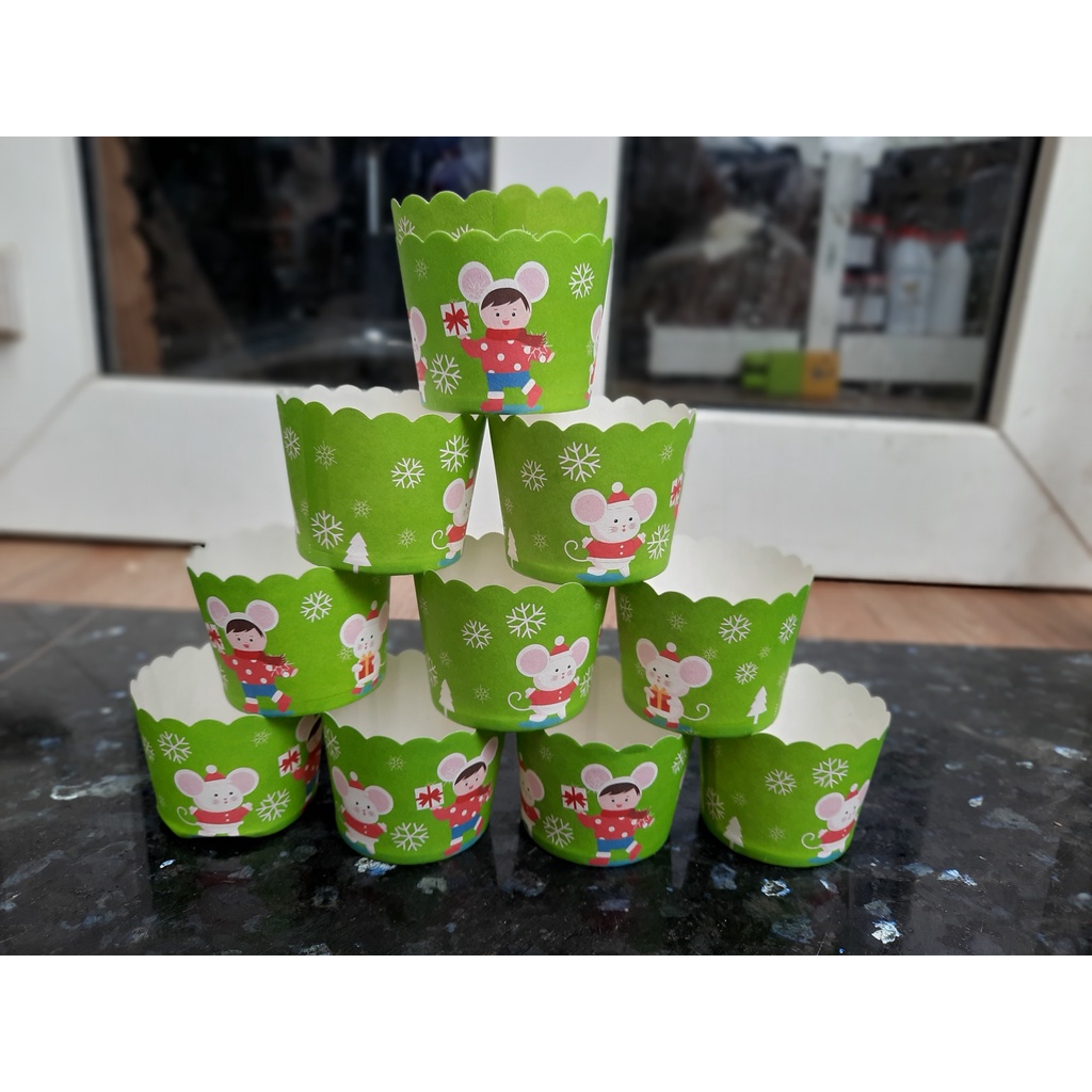 Cup giấy có họa tiết Size 6.5*6