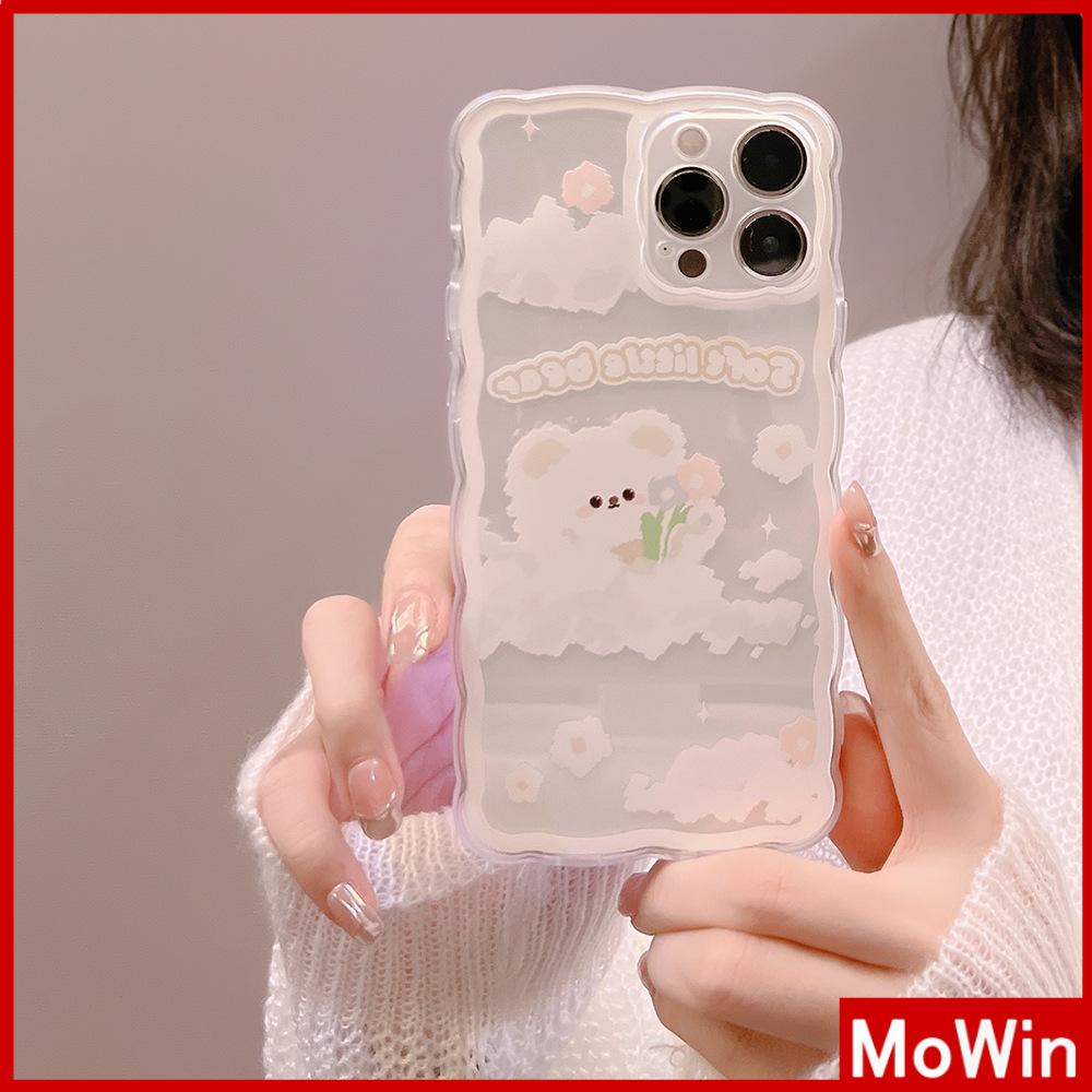 Ốp Điện Thoại Silicon Mềm Chống Trượt Chống Sốc In Hình Gấu Hoạt Hình Cho iPhone 13 Pro Max 12 Pro Max 11 7 Plus