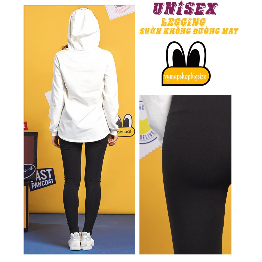 quần legging UNISEX nam nữ size lớn (đủ size 65-110kg thoải mái)