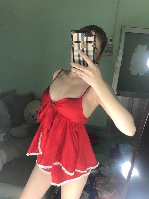 [Mã WA1606 giảm 15% đơn 99k] 🍁FREE SHIP🍁 ĐỒ NGỦ SEXY LỤA SATIN PHỚI NƠ VIỀN REN 🍁SALE SOCK🍁 ĐỒ NGỦ SEXY CAO CẤP | BigBuy360 - bigbuy360.vn