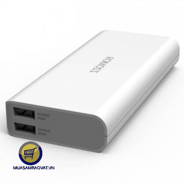 sạc dự phòng Romos chính hãng 10.400MAH giá rẻ