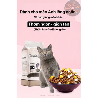 Thức ăn hạt đông khô sữa dê bịch 1.5kg dành cho mèo Anh lông ngắn LTPets