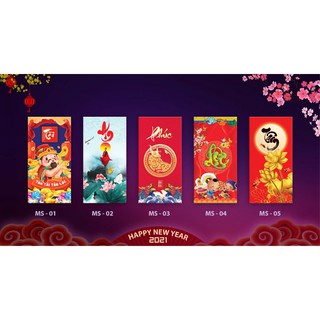 COMBO 100 cái BAO LÌ XÌ HOT  (inbox chọn mẫu)