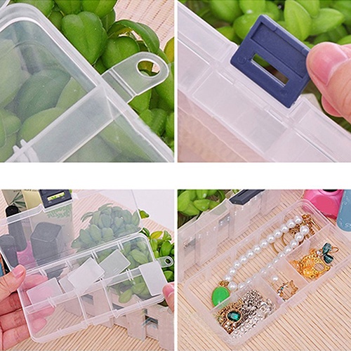Hộp Đựng Trang Sức 10 / 15 / 24 Ngăn Có Thể Tháo Rời Tiện Dụng