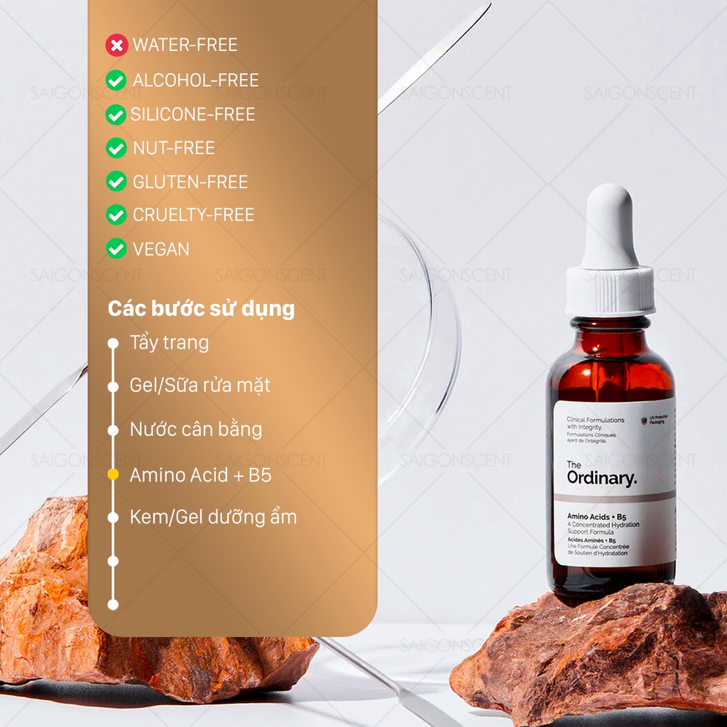 Tinh chất phục hồi The Ordinary Amino Acids + B5