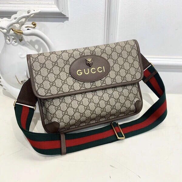 Túi Đeo Chéo G.u.c.c.i Mini In Họa Tiết Đầu Hổ Thời Trang Sang Trọng
