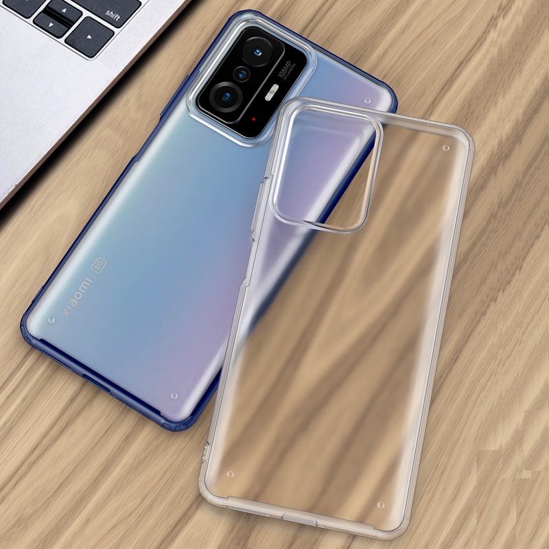 Ốp Điện Thoại Pc + TPU Nhám Trong Suốt Mới Cho Xiaomi Mi 11T Pro