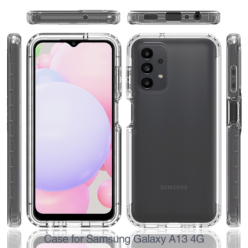 Ốp Điện Thoại 2 Trong 1 Chống Sốc Chịu Được Sức Nặng 360 Độ Cho Samsung Galaxy A13 A23 A33 A52s A53 A73 4G 5G