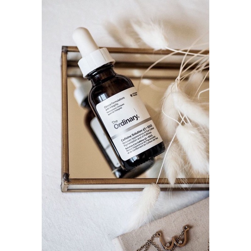 The Ordinary Caffeine Solution 5% + EGCG - 30mL - Tinh chất dưỡng mắt, giảm thâm, giảm nhăn, giảm bọng mắt.