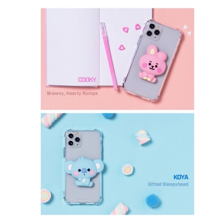 Giá Đỡ Điện Thoại / Máy Tính Bảng Có Túi Khí Hình KPOP BTS Bt21 GP1 PG1