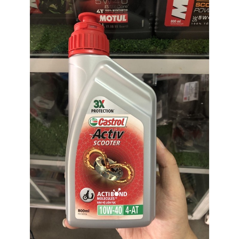 Nhớt Castrol Activ (Scooter) 800ml