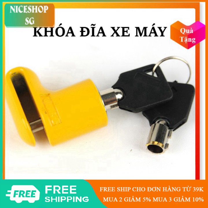 Khóa đĩa xe máy chống trộm chất liệu hợp kim siêu chịu lực - GD0739 - GD0739