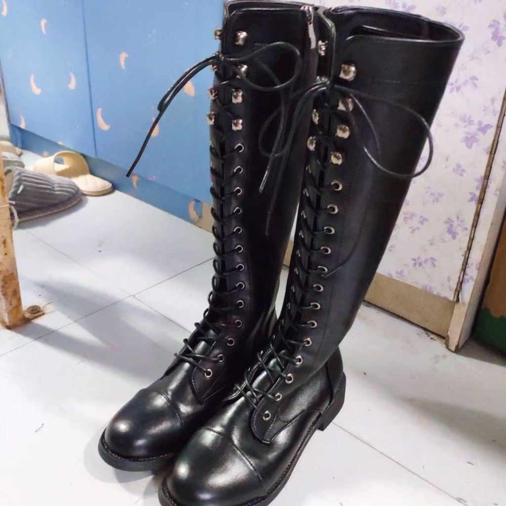 Boots cao cổ da mềm ba độ cao (giày Martin) | BigBuy360 - bigbuy360.vn