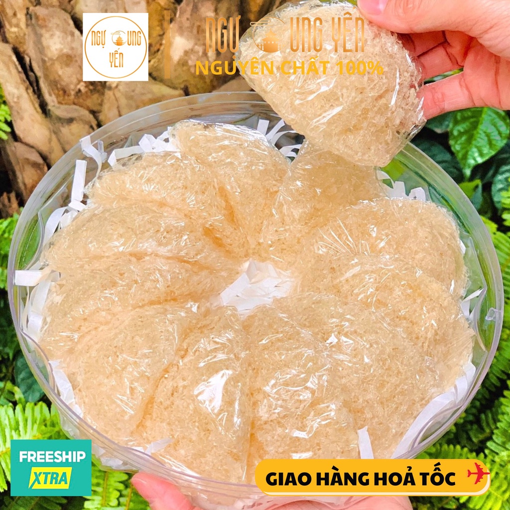 Yến xơ mướp tinh chế bổ dưỡng Thương hiệu Ngự Cung Yến nguyên chất 50g - 100g- quà tặng,quà biếu tết