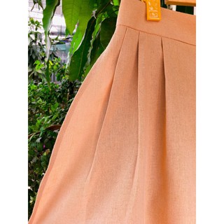 Quần linen culottes 2 lớp xoè