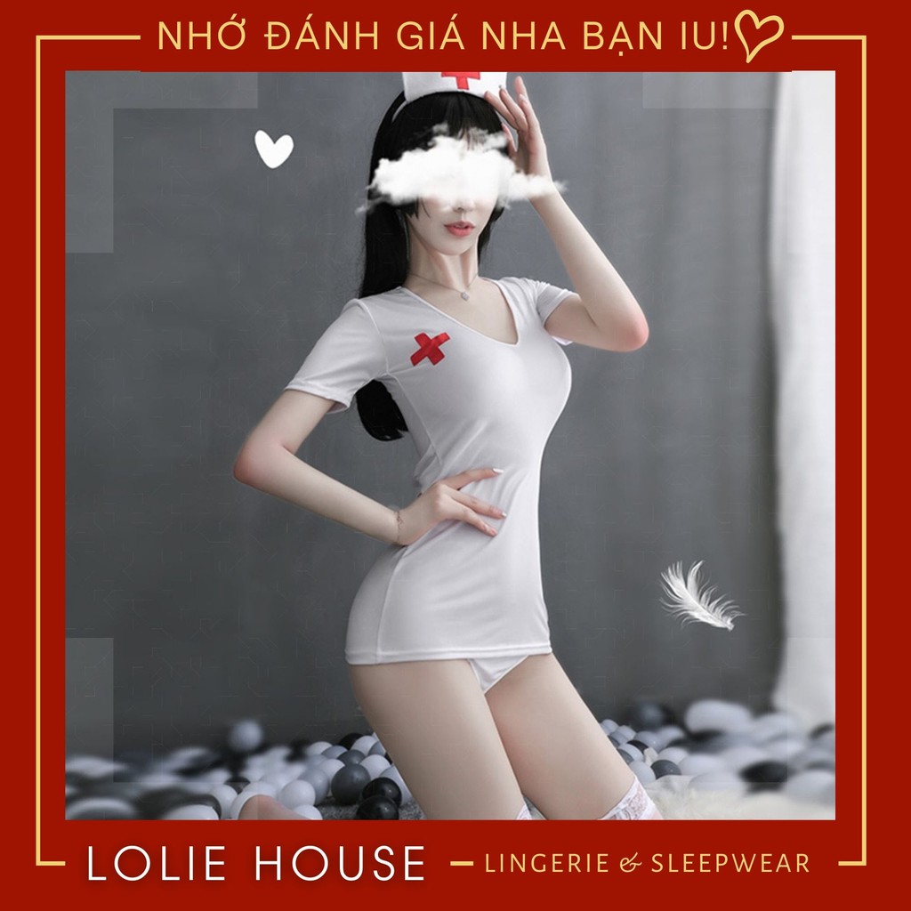 Cosplay y tá sexy gợi cảm - Đồ cosplay sexy y tá anime LOLIE HOUSE - CP28 | BigBuy360 - bigbuy360.vn