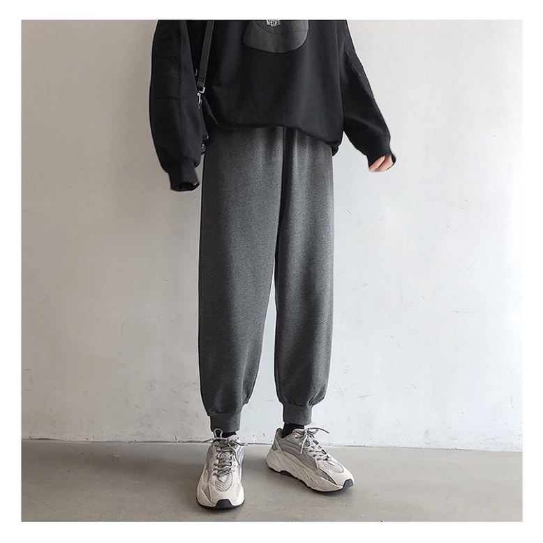 Quần Jogger Nam Nữ Trơn Basic Thun Poly Phong Cách Thể Thao Năng Động Cá Tính Unisex KHANH STORE 24