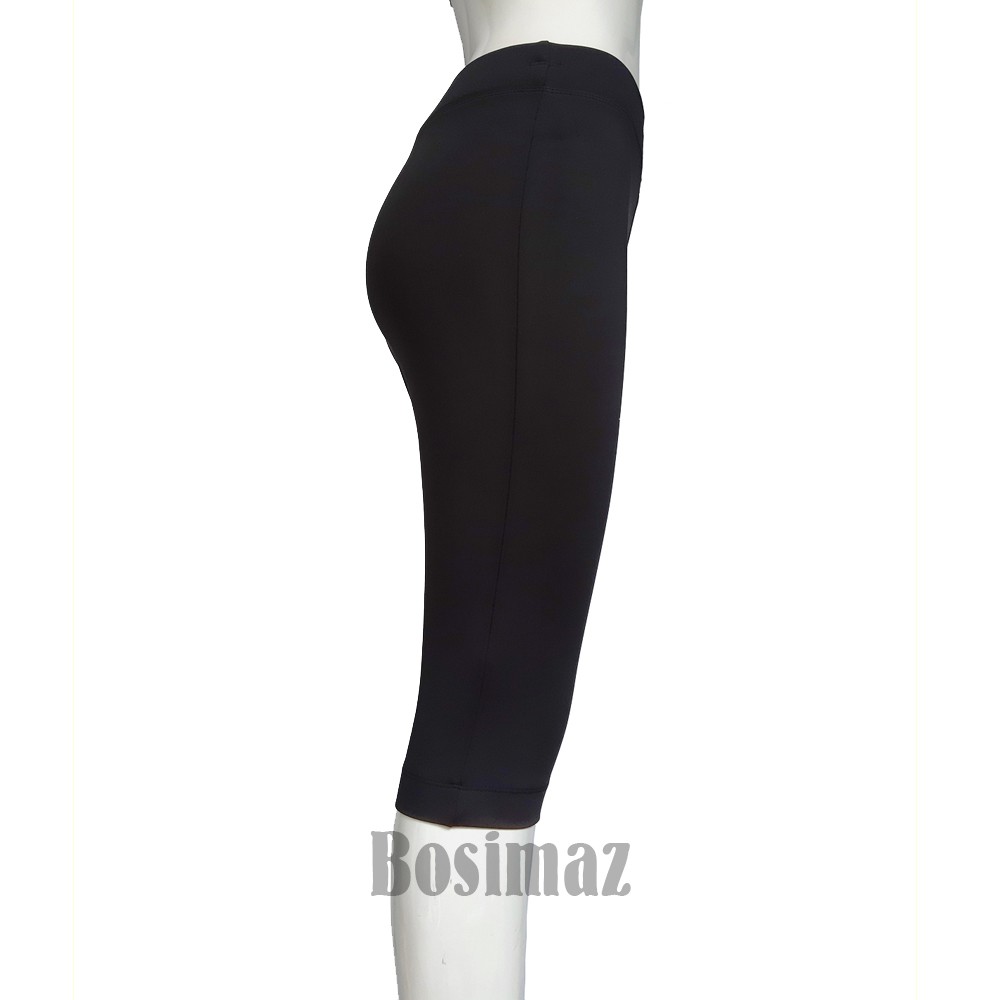 Quần Legging Ngố Bosimaz MS391 không túi màu đen cao cấp, thun co giãn 4 chiều, vải đẹp dày, thoáng mát không xù lông. | WebRaoVat - webraovat.net.vn