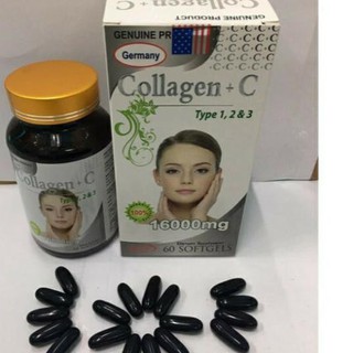 Collagen C 16000mg đẹp da, chống lão hóa, mờ thâm, trắng da Hộp 60 viên