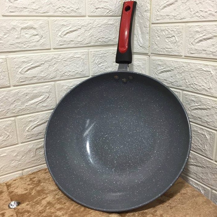 Chảo vân đá CERAMIC sâu lòng 32cm dùng trên mọi loại bếp