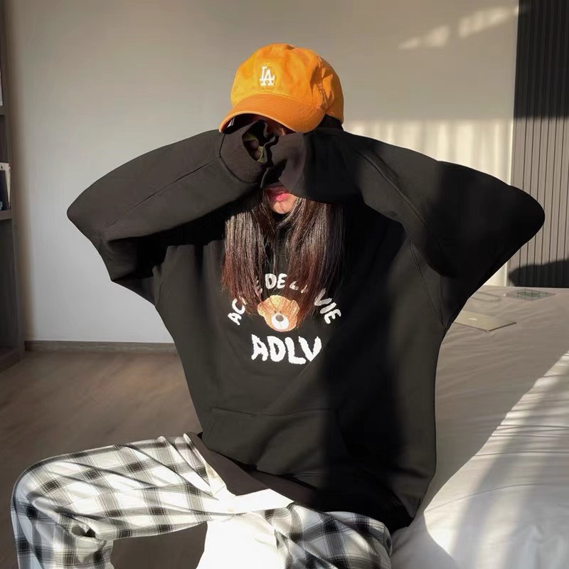 Áo hoodie nữ nam ADLVS khoác nỉ form rộng kiểu sweater unisex Mophus MH002