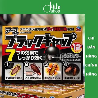 Viên thuốc diệt gián Black Cap Nhật hộp 12 viên