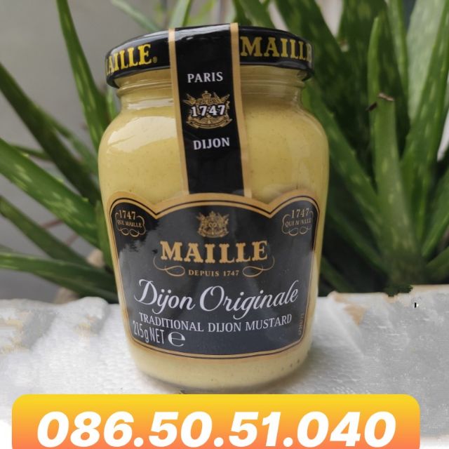 Mù Tạt Dijon Sốt Mù Tạt Maille 215G