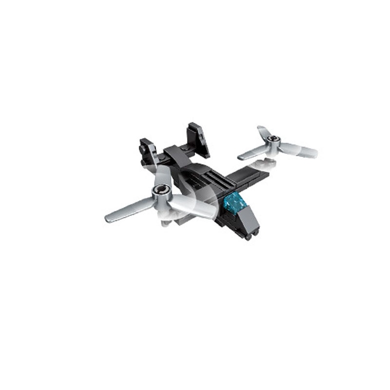 Đồ chơi lắp ráp robot 10 trong 1 Sembo Block mô hình xe máy bay trực thăng SWAT phát triển trí tuệ