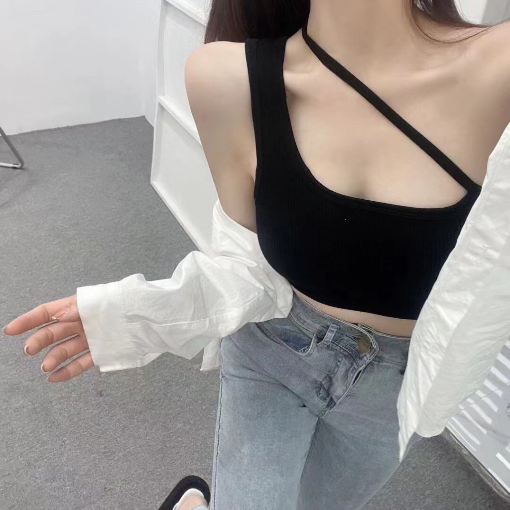 Áo Bra Nữ  Lót Cao Su Cố Định Cúp Ngực Kiểu Dáng Quyến Rũ Cho Nữ