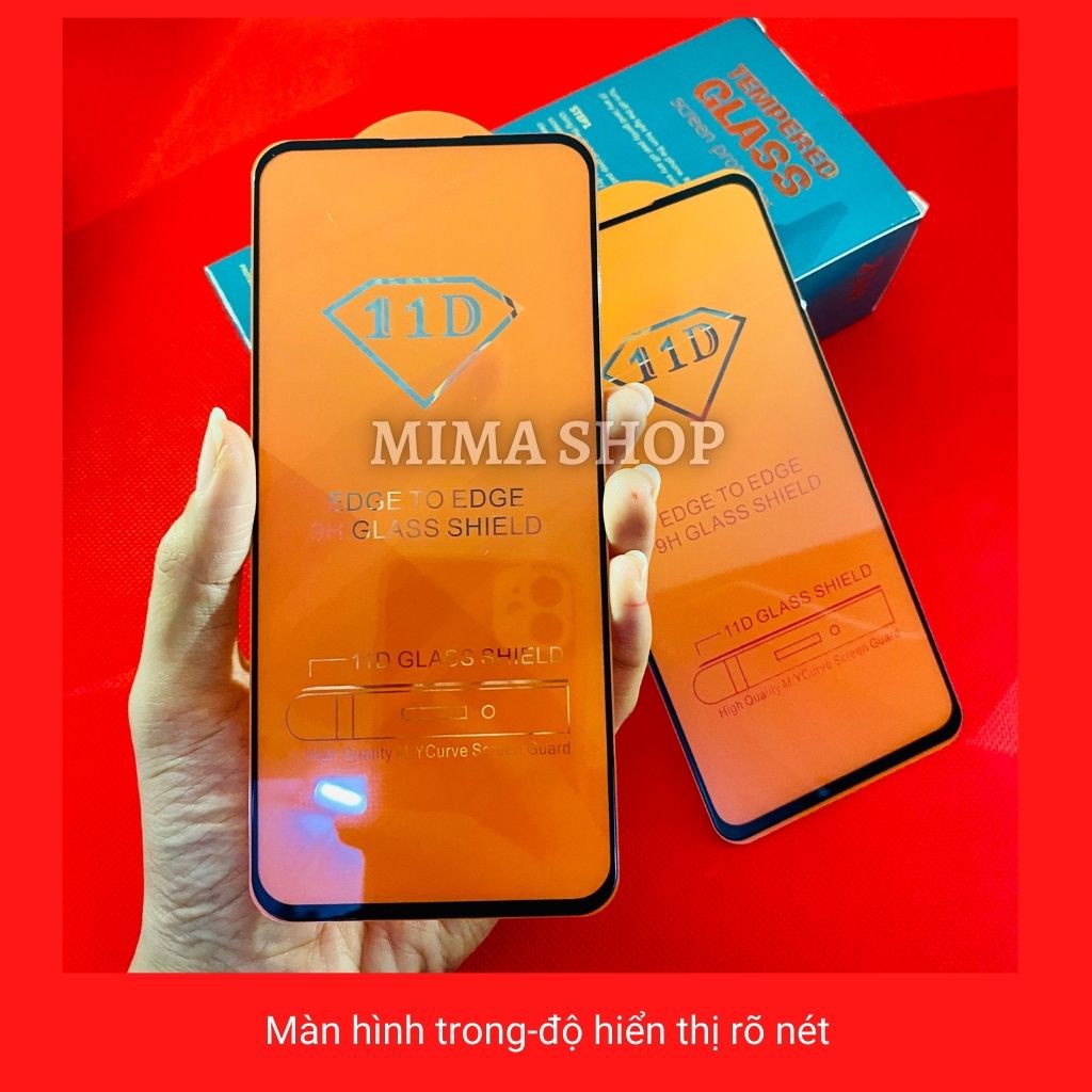 Kính cường lực Oppo F11 Pro Full màn cao cấp OG+ độ cứng 21H siêu mượt chống bám vân tay [MIMA]