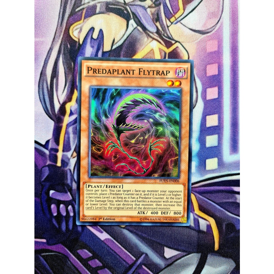 Thẻ Bài Yugioh Monster Predaplant Flytrap - FUEN-EN006 - Super Rare 1st Edition