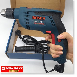 [TẶNG Mũi Khoan] Máy khoan tường Bosch 13mm - Máy khoan bê tông, sắt Bosch - Máy khoan điện BOSCH 13ly Lõi đồng