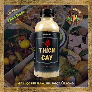 Nước chấm tiêu lốt Thích Cay, tương chấm nem, chấm chả, cay thơm ngon, muối tiêu gia truyền | BigBuy360 - bigbuy360.vn