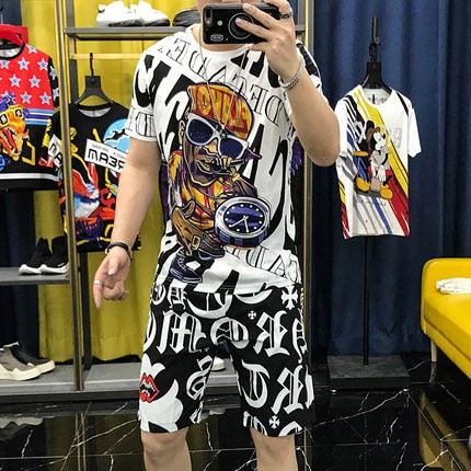 Bộ đồ thể thao nam, Bộ Thể Thao Nam Mùa Hè đi biển cá tính chất liệu thun lạnh cao cấp mềm mịn thoáng mát | BigBuy360 - bigbuy360.vn