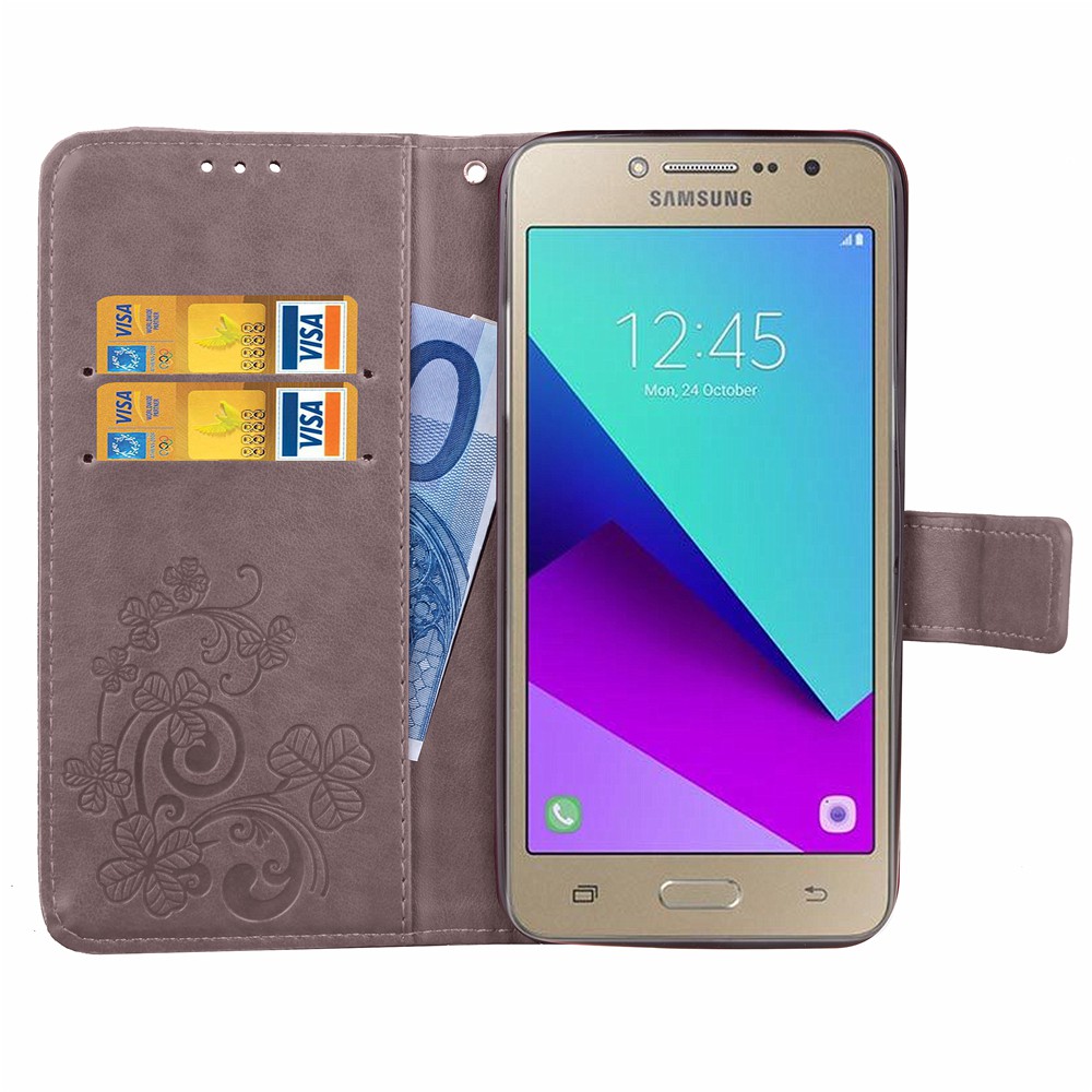 Bao da sang trọng có ngăn chứa thẻ tiện dụng dành cho Samsung Galaxy J2 Prime Grand Pro Plus Ace Core A10S A20S A90 5G