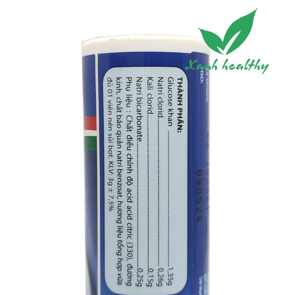 Viên sủi Oresol Gold LP - Bổ sung điện giải, hạn chế mất nước, tăng cường sức khỏe - Tuýp 20 viên