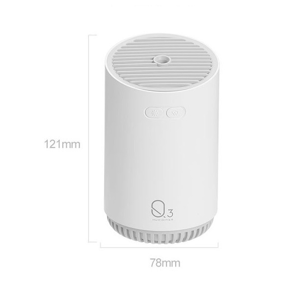 Máy phun sương Humidifier Q3, sạc pin, dung tích 320ml, tạo độ ẩm cho không khí, có chế độ đèn ngủ