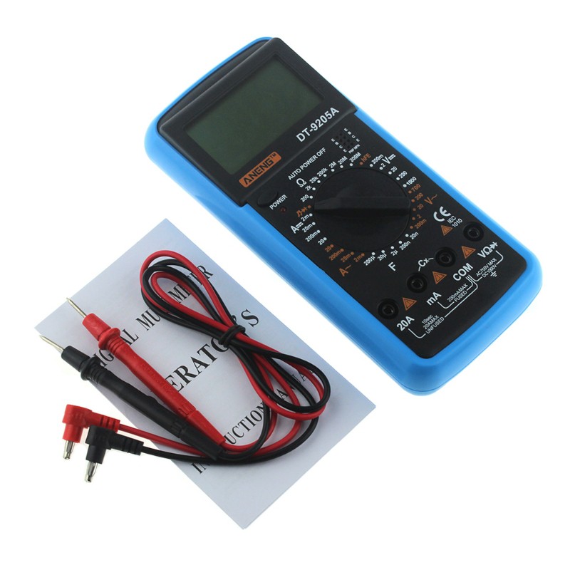 Đồng hồ vạn năng kế dt-9205a có màn hình hiển thị
