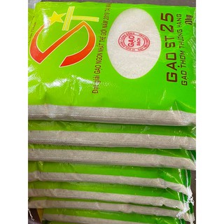 Gạo Thơm ST25 Túi 10Kg - Đạt Giải Gạo Ngon Nhất Thế Giới Năm 2019 tại Manila - Đặc Sản Sóc Trăng
