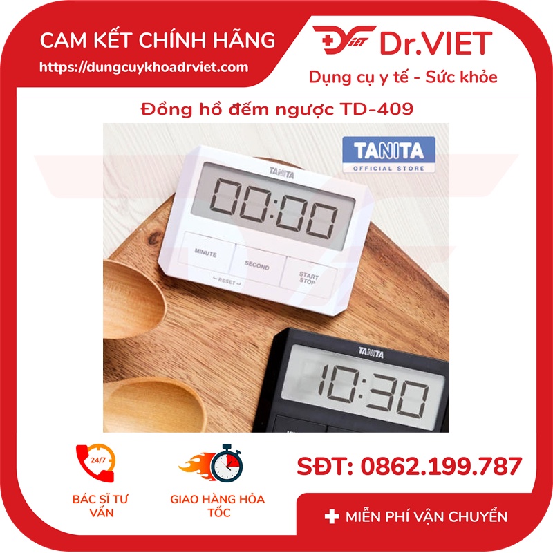 Đồng hồ đếm ngược TD-409 (tính toán thời gian nấu ăn, học tập, dùng trong salon tóc hay các cuộc thi ) Lucass- Dr Viet
