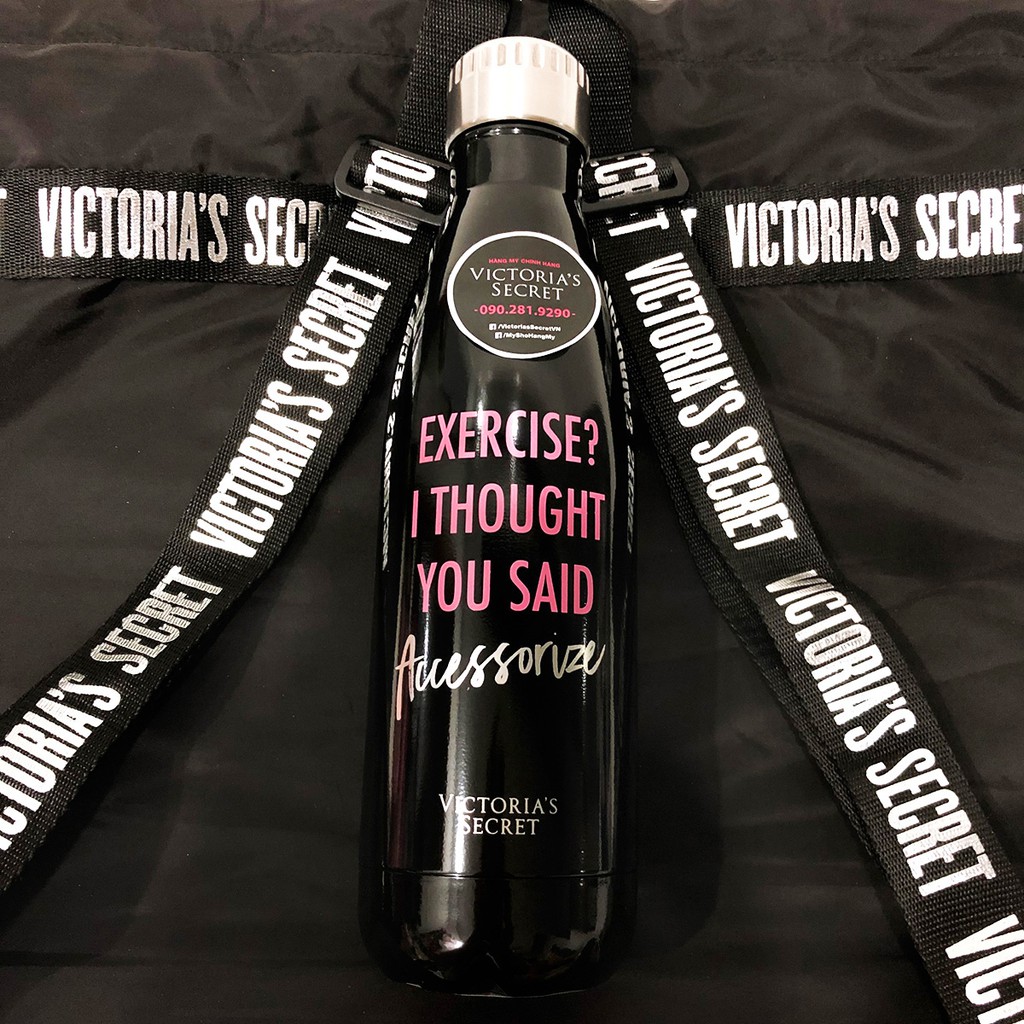 Bình nước du lịch, thể thao, hàng nhập Victoria's Secret Mỹ 450ml