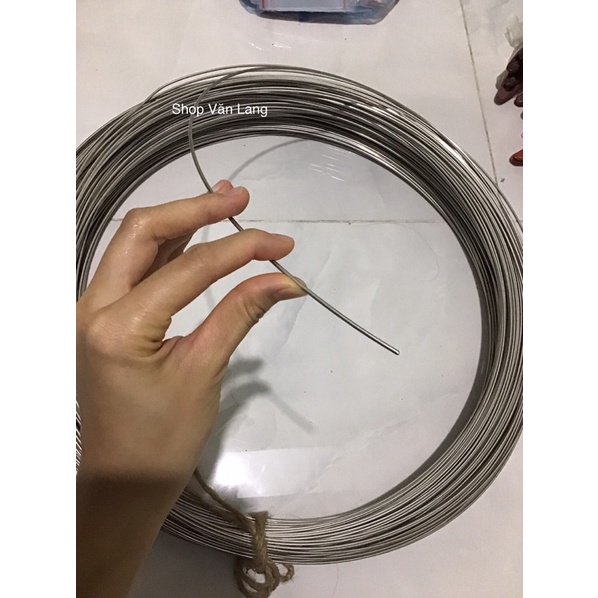dây thép inox 2li không rỉ sáng bóng